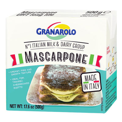 mascarpone cheese ideal to make tiramisu cream